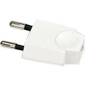 Fiche mâle 6A 2P blanc|Ebenoïd-EBE20260