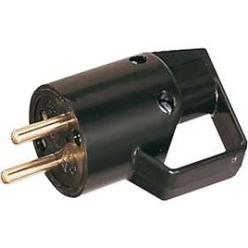 Fiche mâle 16A 2P+T anneau noir|Ebenoïd-EBE21401