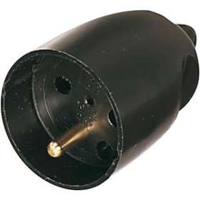 Fiche femelle 16A 2P+T noir|Ebenoïd-EBE21350