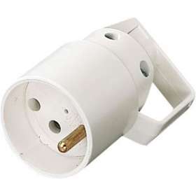 Fiche femelle 16A 2P+T anneau blanc|Ebenoïd-EBE21429