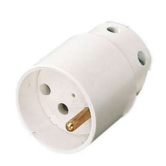 Fiche femelle 16A 2P+T blanc|Ebenoïd-EBE21353