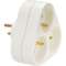 Triplite façade 16A 2P+T blanc EAN