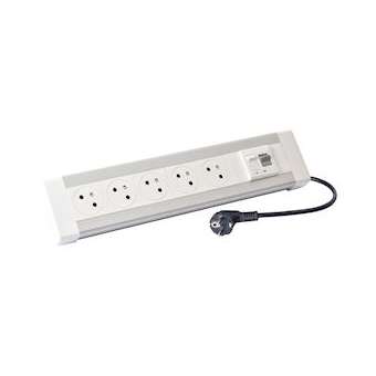 Bloc bureau 5x2P+T + disjoncteur différentiel 16A 30mA et cordon|Legrand-LEG054612