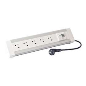 Bloc bureau 5x2P+T + disjoncteur différentiel 16A 30mA et cordon|Legrand-LEG054612