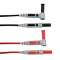 Cordon surmoulé PVC 1,5m DM4-DM4 Cat4 1kV RD/BK