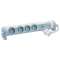Rallonge 4 prises de courant + 2 chargeurs USB - Blanc/Gris