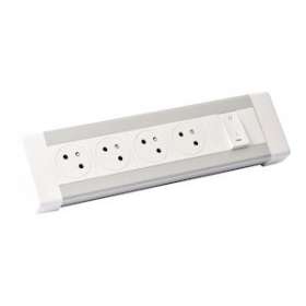 Bloc bureau 4x2P+T + 1 interrupteur lumineux à câbler|Legrand-LEG054602