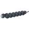 Rallonge multiprise 6 prises de courant 2P+T 16A 230V avec cordon 1,5m - noir