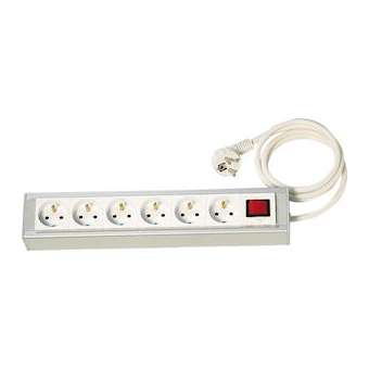 Rack 1,5U 6x16A + inter 1,5m|Ebenoïd-EBE11408