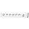 Bloc multiprise fixable 6x2P+T + inter voyant - longueur 399mm