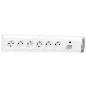 Bloc multiprise fixable 6x2P+T + inter voyant - longueur 399mm|Legrand-LEG050617
