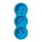 Fiche multiprise 3 prises de courant 2P+T 16A 230V avec sorties frontales - bleu