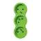 Fiche multiprise 3 prises de courant 2P+T 16A 230V avec sorties frontales - vert