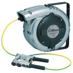 Enrouleur rappel automatique (non ATEX) ALU 700/65 + pince mise à la terre ATEX-|Cable equipements-CQSERATX010626VA765