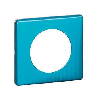 Plaque Céliane Métal 1 poste - finition Blue Snake|Legrand-LEG068771