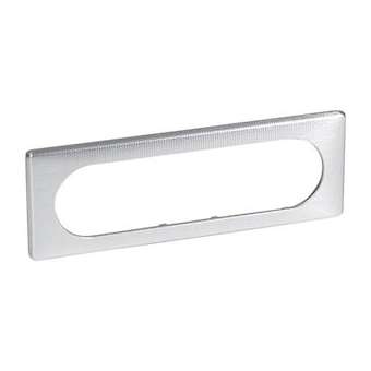 Plaque Céliane Métal 6 à 8 modules - finition Alu Snake|Legrand-LEG068726