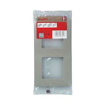Plaque Niloé 2 postes - Galet|Legrand-LEG096714