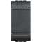 Interrupteur ou va-et-vient à bascule Livinglight - Anthracite - 1 module|Bticino-TICL4003A