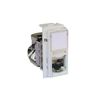 Prise RJ45 blindée cat.6 STP Living Now 1 module - blanc|Bticino-TICBTKW4279C6S
