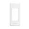 Plaque avec support Livinglight installation profilé ou saillie - Blanc 1 module|Bticino-TICLND4811BI