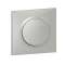 Interrupteur ou va-et-vient dooxie complet avec plaque - aluminium|Legrand-LEG095040