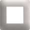 Essensya Plaque 1 poste Titane|Hager-HAGWE491