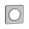 Odace Touch - Plaque de finition Kvadrat 1 poste - Perle/Anth|Schneider Electric-SCHS540802KG