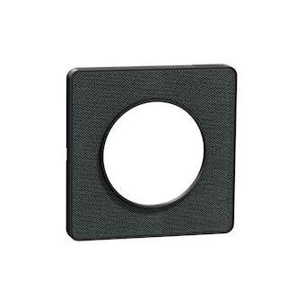 Odace Touch - Plaque de finition Kvadrat 1 poste - Ombre/Ant|Schneider Electric-SCHS540802KB