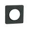 Odace Touch - Plaque de finition Kvadrat 1 poste - Ombre/Ant|Schneider Electric-SCHS540802KB