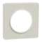 Odace Touch - Plaque de finition Kvadrat 1 poste - Craie/Blanc|Schneider Electric-SCHS520802KW