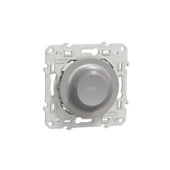 Wiser Odace - variateur rotatif LED - 2 fils - zigbee - alu|Schneider Electric-SCHS530513W