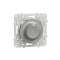 Wiser Odace - variateur rotatif LED - 2 fils - zigbee - alu|Schneider Electric-SCHS530513W