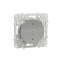 Wiser Odace - interrupteur volet-roulant - 4A - zigbee - alu|Schneider Electric-SCHS530567W