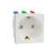 Unica - prise 2P+T - DE - connexion rapide - Blanc - méca seul|Schneider Electric-SCHNU305718