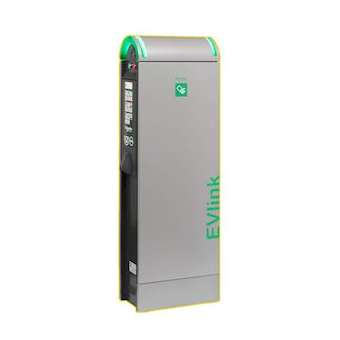 EVlink City - borne - 22kW - 2xT2S tri 32A + 2x2P+T - RFID|Schneider Electric-SCHEVC1S22P4E4ERF