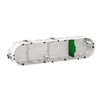 Multifix - boîte d'encastrement - D 67mm - prof 50mm - 4 postes entraxe 71 mm|Schneider Electric-SCHIMT35945