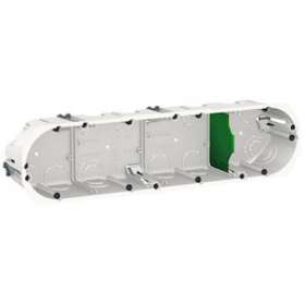 Multifix - boîte d'encastrement - D 67mm - prof 50mm - 4 postes entraxe 71 mm|Schneider Electric-SCHIMT35945