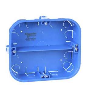 Multifix - boîte - 6 postes - 165x142mm - prof. 40mm - 2 rangées de 3 postes|Schneider Electric-SCHALB71338
