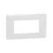 Unica Studio - plaque de finition - Blanc - 4 modules|Schneider Electric-SCHNU210418