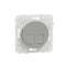 Odace, prise double RJ45 Alu, grade 1 (téléphone + informatique) cat. 6 UTP|Schneider Electric-SCHS530485