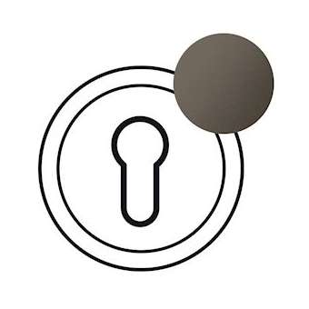 Enjoliveur Céliane pour poussoir à clé 3 positions - finition graphite|Legrand-LEG067957