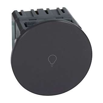 Interrupteur ou va-et-vient Céliane Surface tactile avec neutre 1000 W -graphite|Legrand-LEG067019