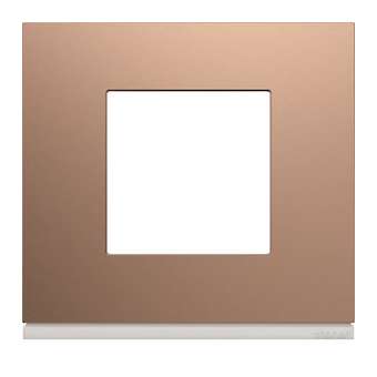 Plaque gallery plastique peint rosé|Hager-HAGWXP0502