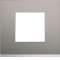 Plaque gallery 1 poste matiere bright inox|Hager-HAGWXP4202
