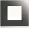 Plaque gallery 1 poste matiere mirror glass|Hager-HAGWXP5002
