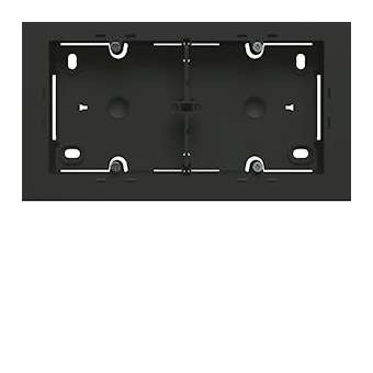 Boite saillie double gallery night|Hager-HAGWXA682N