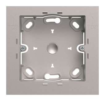 Boite saillie simple gallery titane|Hager-HAGWXA681T