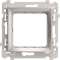Support gallery 2 modules kallysta plaque titane|Hager-HAGWXA462T