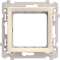 Support gallery 2 modules kallysta plaque dune|Hager-HAGWXA462D
