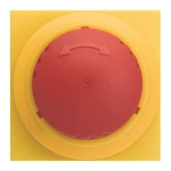 Arret d'urgence gallery 1/4 de tour 2 modules|Hager-HAGWXF611